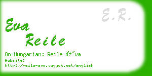 eva reile business card